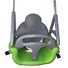 Babyschaukelsitz apfelgrün/grau - 3 in 1