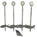 4er Set Bodenanker - 30 cm