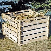 KDI Holz-Komposter 120 x 120 x 70 cm