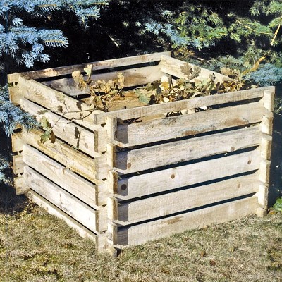 KDI Holz-Komposter 120 x 120 x 70 cm