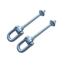 2er Set Schaukelhaken Typ D - Bolzenlänge 120 mm