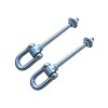 2er Set Schaukelhaken Typ D - Bolzenlänge 160 mm