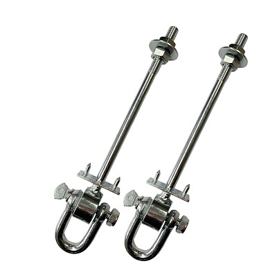 2er Set Schaukelhaken 'durch' - Typ D   - 220mm Stablänge