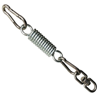 Schwingfeder mit 2 Karabinerhaken