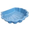 Sand- und Wassermuschel Pastell Blau