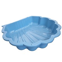 Sand- und Wassermuschel Pastell Blau