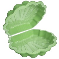 2er Set Sand- und Wassermuschel Pastell Grün