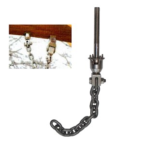 Sicherheits-Bolzen mit Kette - M16x140 mm Sicherheits-Bolzen mit Kette - M16x140 mm