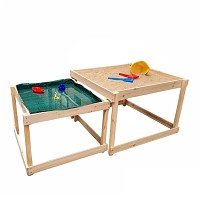 Matschtisch aus Holz - Wasser- und Sandspieltisch