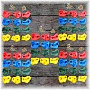 Klettersteine für Kletterwand 60er Set - Haltegriffe, Klettergriffe für Spielt